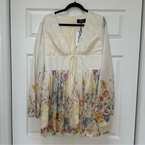 Floral Ruffle Mini Dress